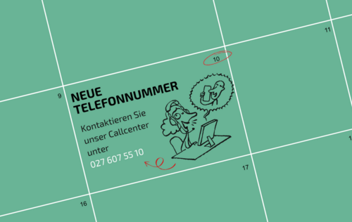Neue Telefonnummer für unser Call-Center